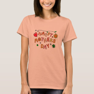 Happy Mother's Day Orange T-Shirt