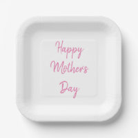 Happy Mother's Day Party 2024 Pink Simple Modern