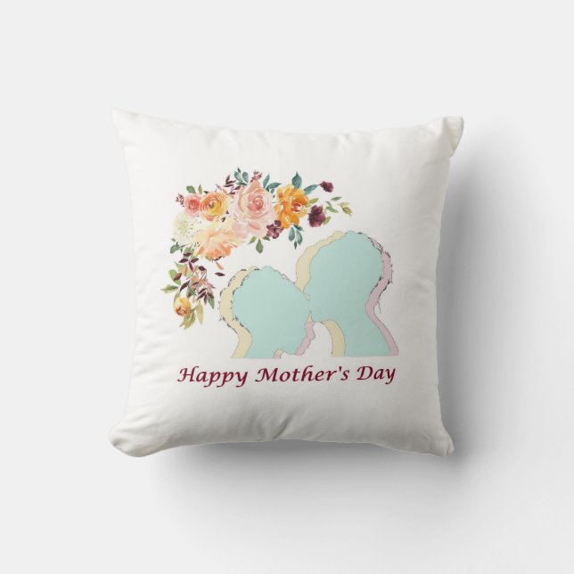 Happy Mother's Day Pillow Kissen (Vorderseite)
