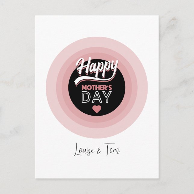 Happy Mother's Day Postkarte (Vorderseite)