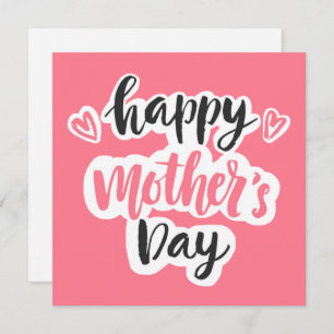 Happy Mother's Day Schöne Typografie Karte