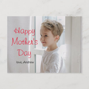 Happy Mother's day simple sweet kind Foto Feiertagspostkarte