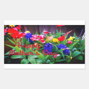 Happy Mother's Day Spring Flowers #3 Stickers