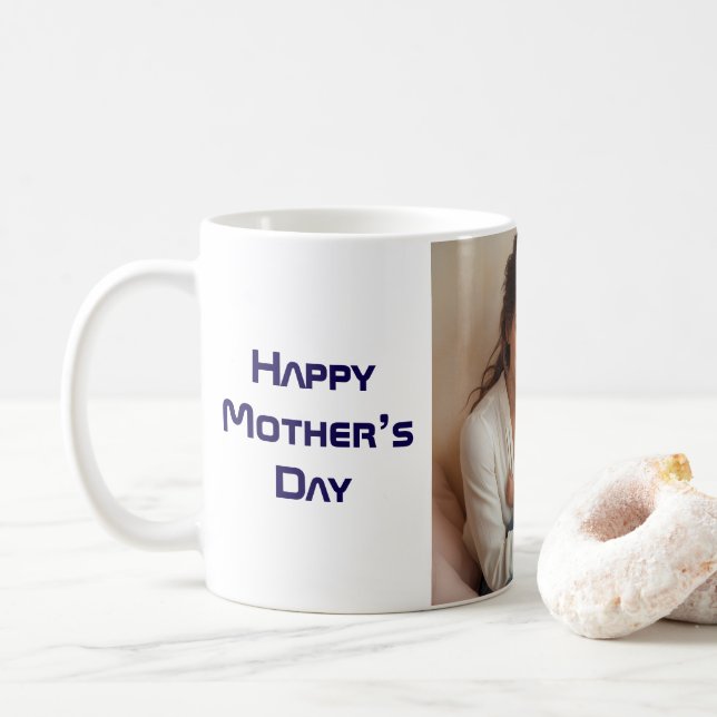 Happy Mother's Day Stylish Kaffeetasse (Mit Donut)