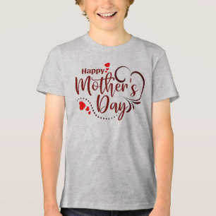 Happy Mother's Day Stylish Text Design-23121 Tri-Blend Shirt