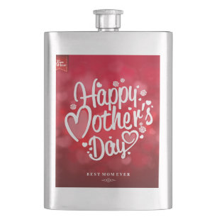 Happy Mother's Day Typografy-23534 Flachmann