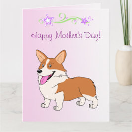 Happy Mother's Day Welsh Corgi Karte