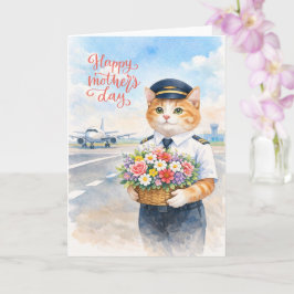 Happy Mother's Day with flowers from Pilot Karte