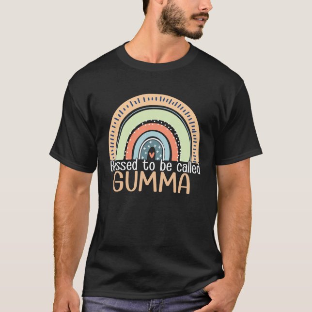 Happy Mothers Day Women Blessed To Be Called Gumma T-Shirt (Vorderseite)