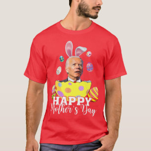 Happy Mother's Funny Joe Biden Osterferien Vint T-Shirt