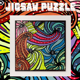 Happy Motion Graphic Wirbel Puzzle
