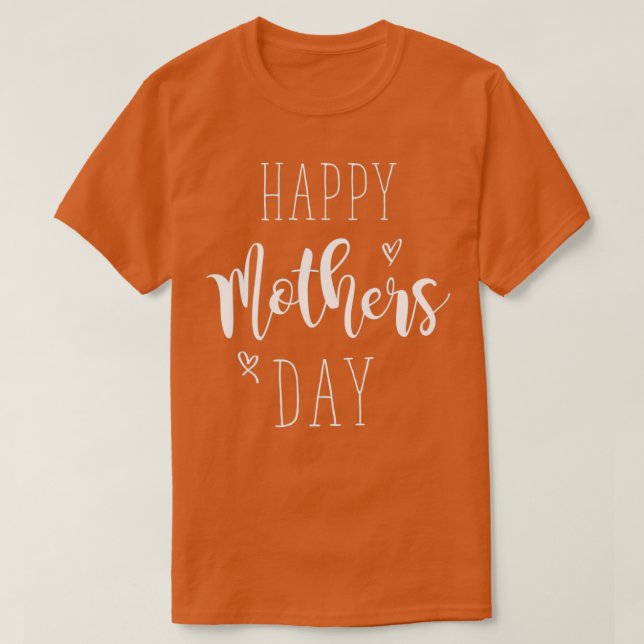 Happy Mthers Day Baseball Sleeve 1 T-Shirt (Design vorne)