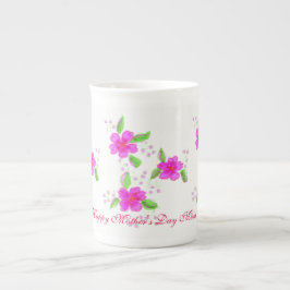 Happy Mthers Day Bone China Tasse