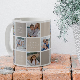 Happy Mthers Day Foto Grid Keepake Kaffeetasse