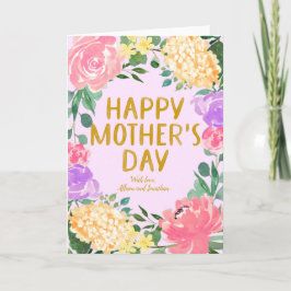 Happy Mthers Day Holiday Karte