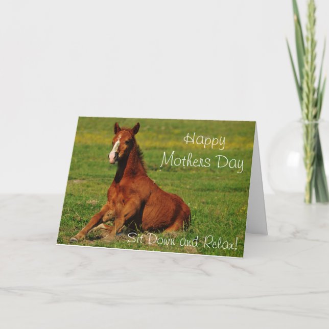 Happy Mthers Day Horse Card Karte (Vorderseite)