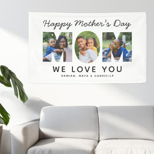 Happy Mthers Day Mama Custom Foto Collage Banner