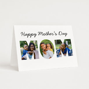 Happy Mthers Day Mama Custom Foto Collage Karte