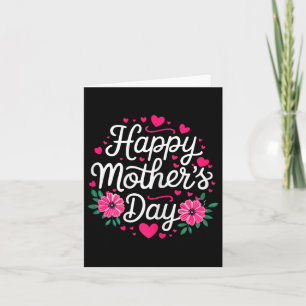 Happy Mthers Day Shirt Frauen Mama Oma Mütter Karte
