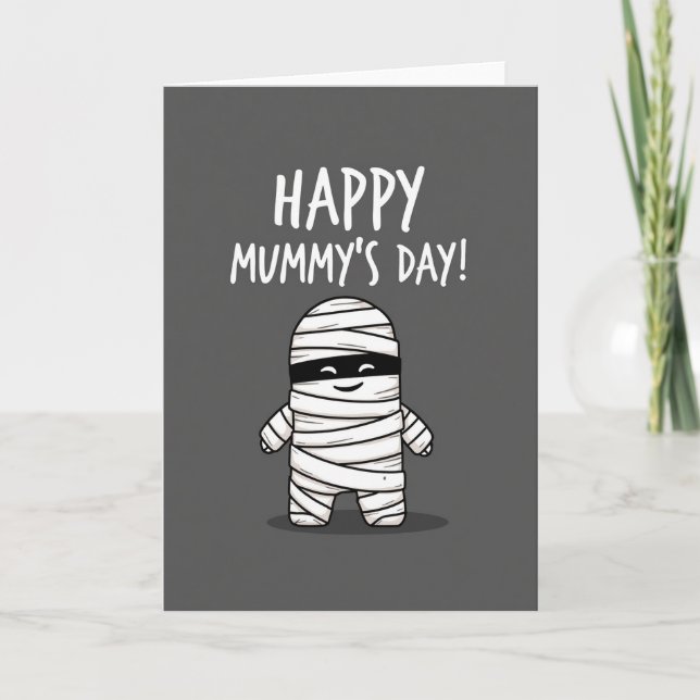 Happy Mummys Day Cute Art Card Karte (Vorderseite)
