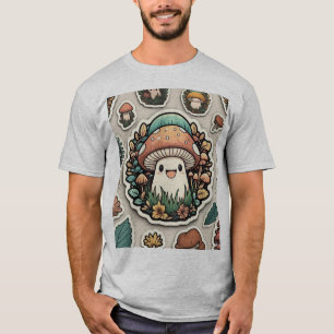 "Happy Mushroom Friends" T-Shirt