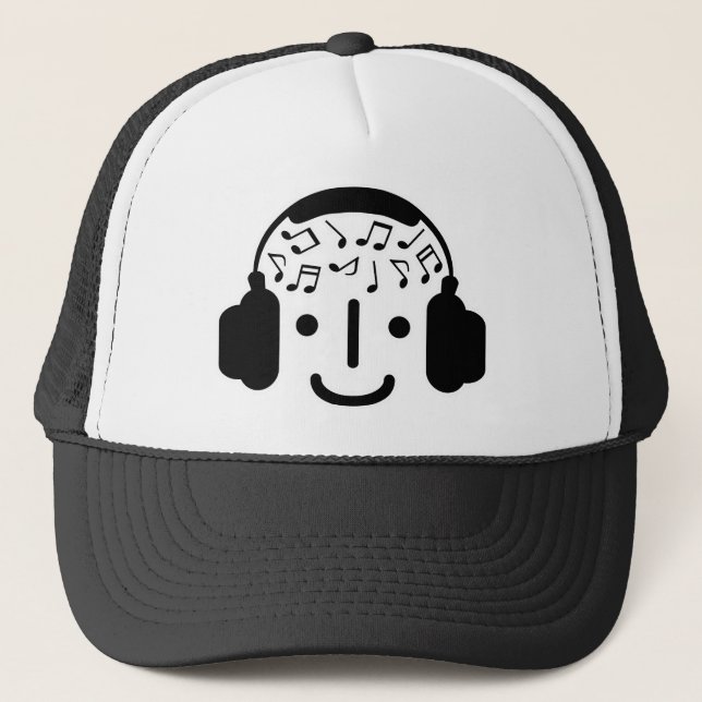 Happy_Music Truckerkappe (Vorderseite)