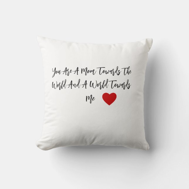 Happy Mütter Day Cushion Geschenk für Mütter Kissen (Vorderseite)