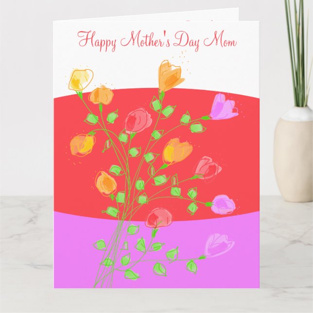 Happy Mütter Day Mama Karte (Vorderseite)