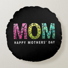 Happy Mütter Tag Feier Geschenk Rundes Kissen