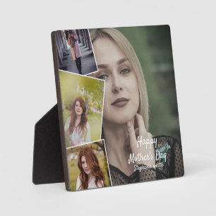 Happy Mütter Tag Foto Tabletop Plaque mit Easel Fotoplatte
