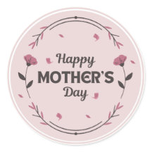 Happy Mütter Tag leicht rosa