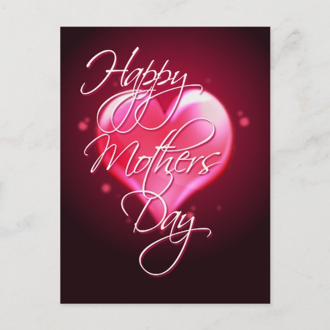 HAPPY MUTTER'S DAY HERART VON SHARON SHARPE POSTKARTE (Vorderseite)