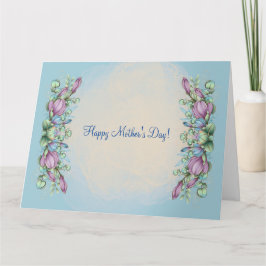 HAPPY MUTTER'S DAY (LIGHT BLAUE) CARD KARTE