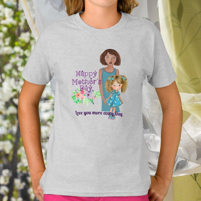 HAPPY MUTTER'S DAY T-Shirt (HAPPY MOTHER'S DAY daughter T-Shirt)