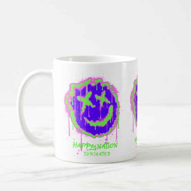 Happy Nation Toxified Tasse - Fett Statement Desig (Links)