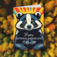 Happy National Badger Day - 6. Oktober