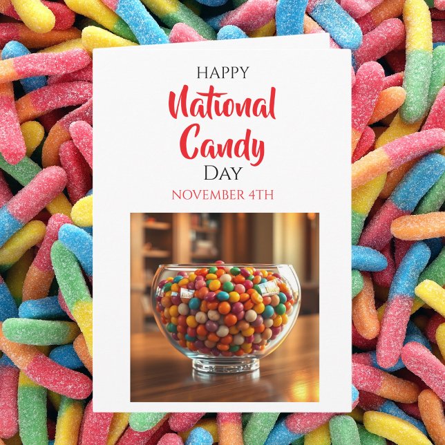 Happy National Candy Day | November 4th Karte (Von Creator hochgeladen)