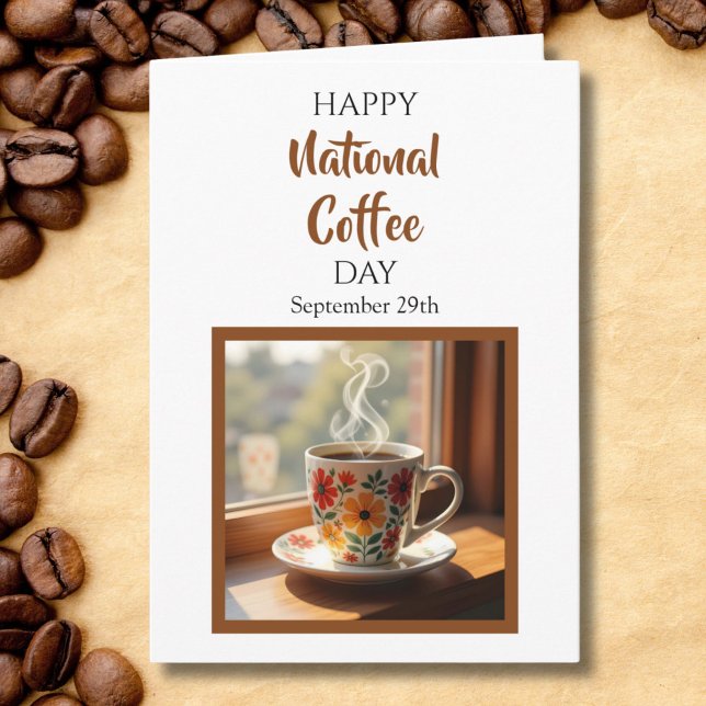 Happy National Coffee Day - 29. September Karte (Von Creator hochgeladen)