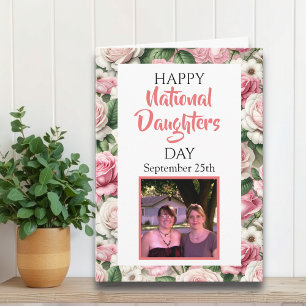 Happy National Daughters Day Karte