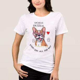 Happy National Dog Day Celebration Tri-Blend Shirt