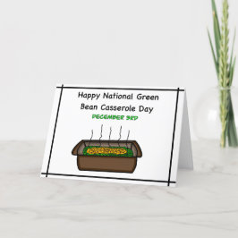 Happy National Green Bean Casserole Day Karte