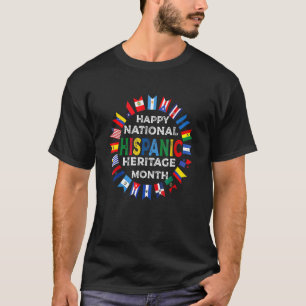Happy National Hispanic Heritage Monat erschüttert T-Shirt