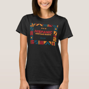 Happy National Hispanic Heritage Monte All Countro T-Shirt