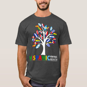 Happy National Hispanic Heritage Month Butterfly T T-Shirt