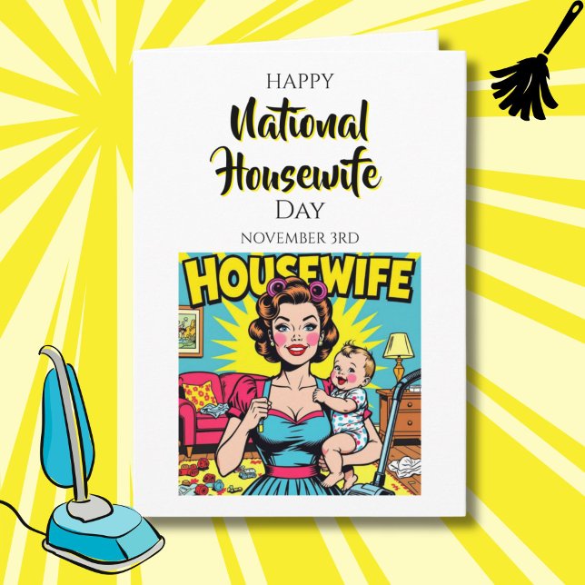 Happy National Housewife's day | November 3rd Karte (Von Creator hochgeladen)