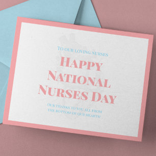 Happy National Nurses Day Postkarte