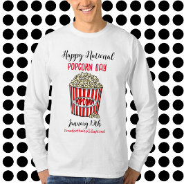 Happy National Popcorn Day - 19. Januar T-Shirt