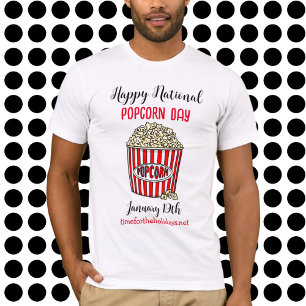 Happy National Popcorn Day - 19. Januar T-Shirt