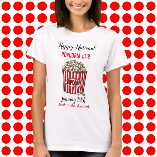 Happy National Popcorn Day - 19. Januar T-Shirt