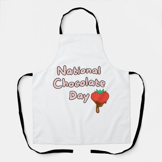 Happy National Schokolade Day Schürze (Vorderseite)
